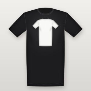 Classic Back Tee – Black